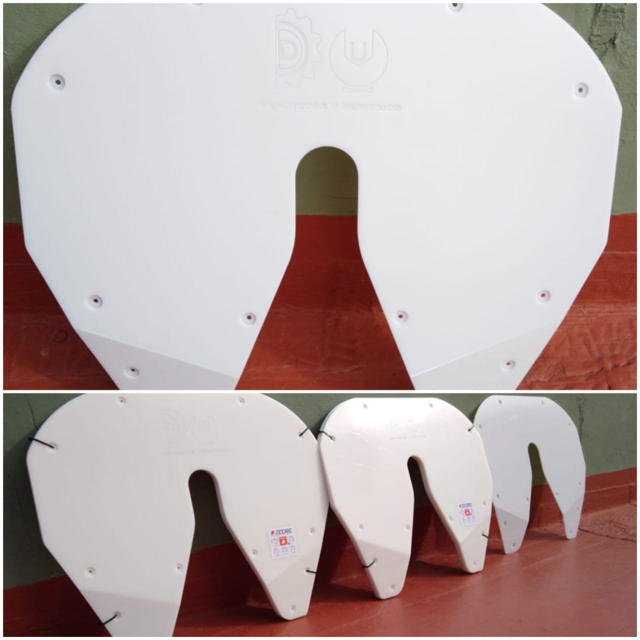 Placa autolubricante para plato de enganche