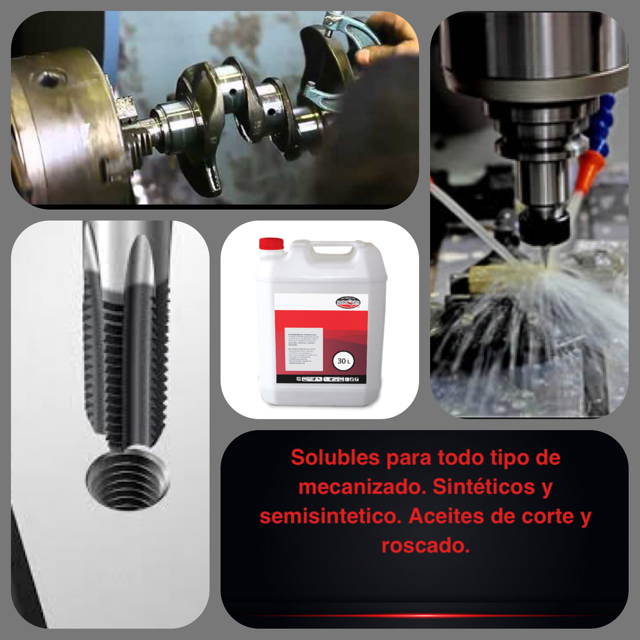 Aceites para mecanizado y roscado