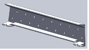 Diseño CAD de chapa plegada.
