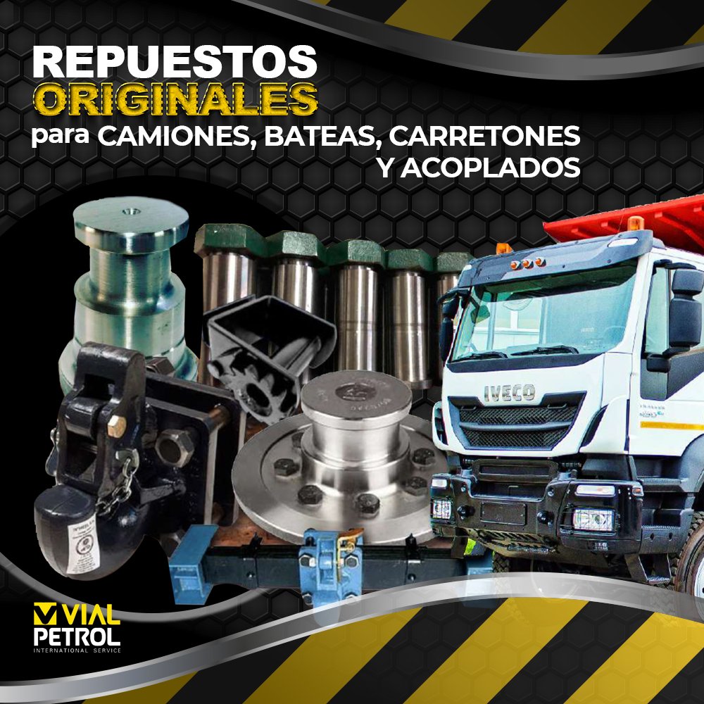 Repuestos y accesorios para camiones, bateas, carretones y acoplados