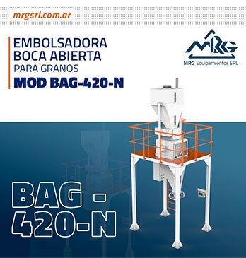 Embolsadora de boca abierta