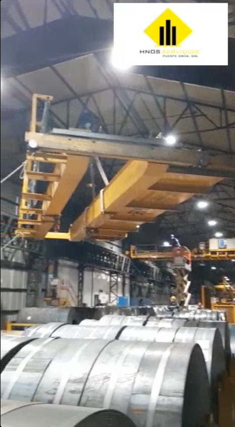 Montaje de equipos puentes gruas